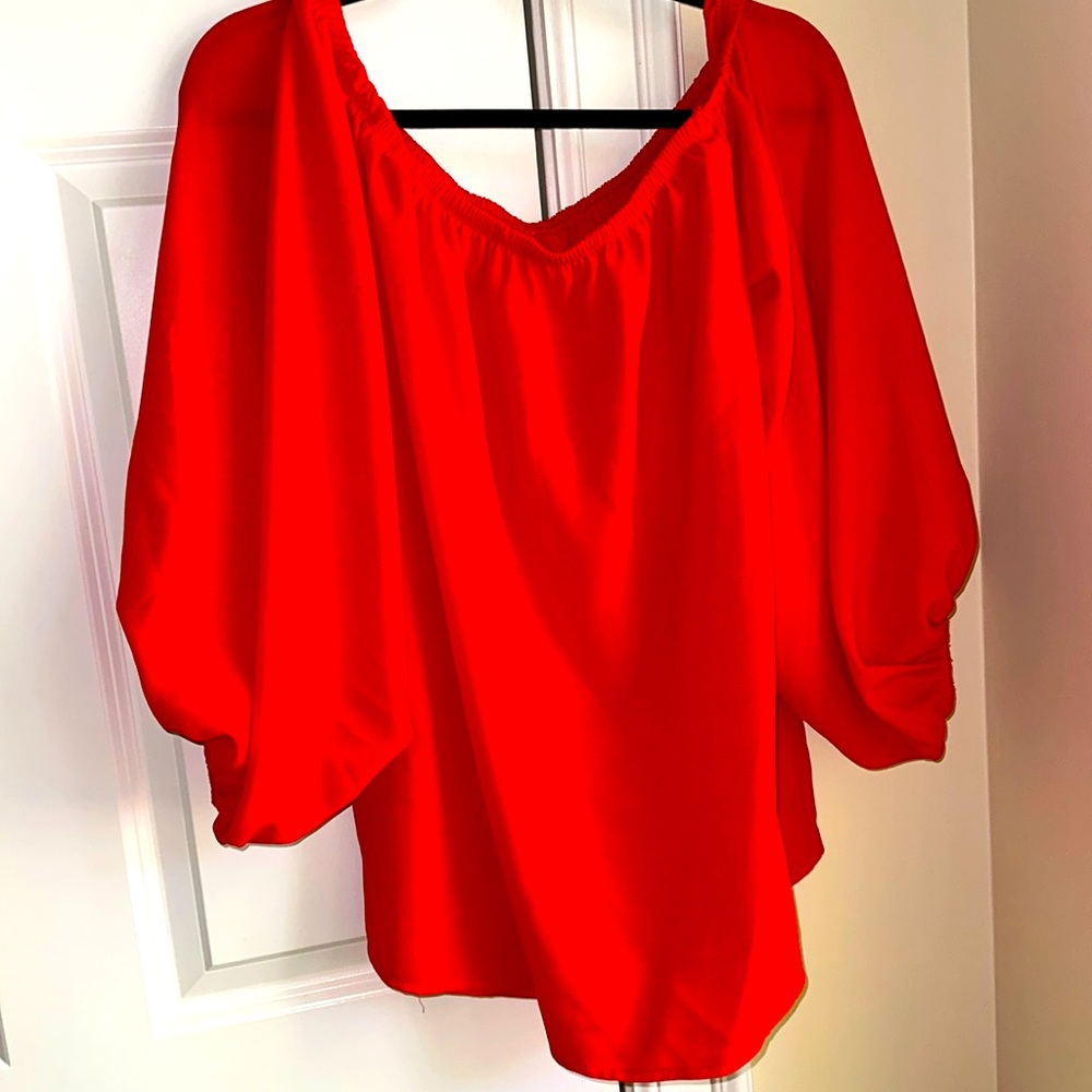 Read off the shoulder top